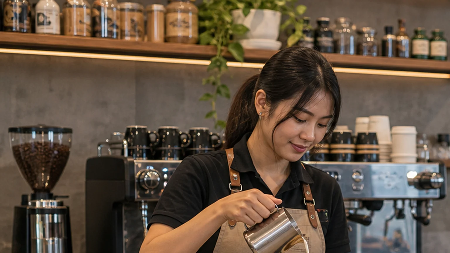 Cafe operations workflow with Retail HQ POS