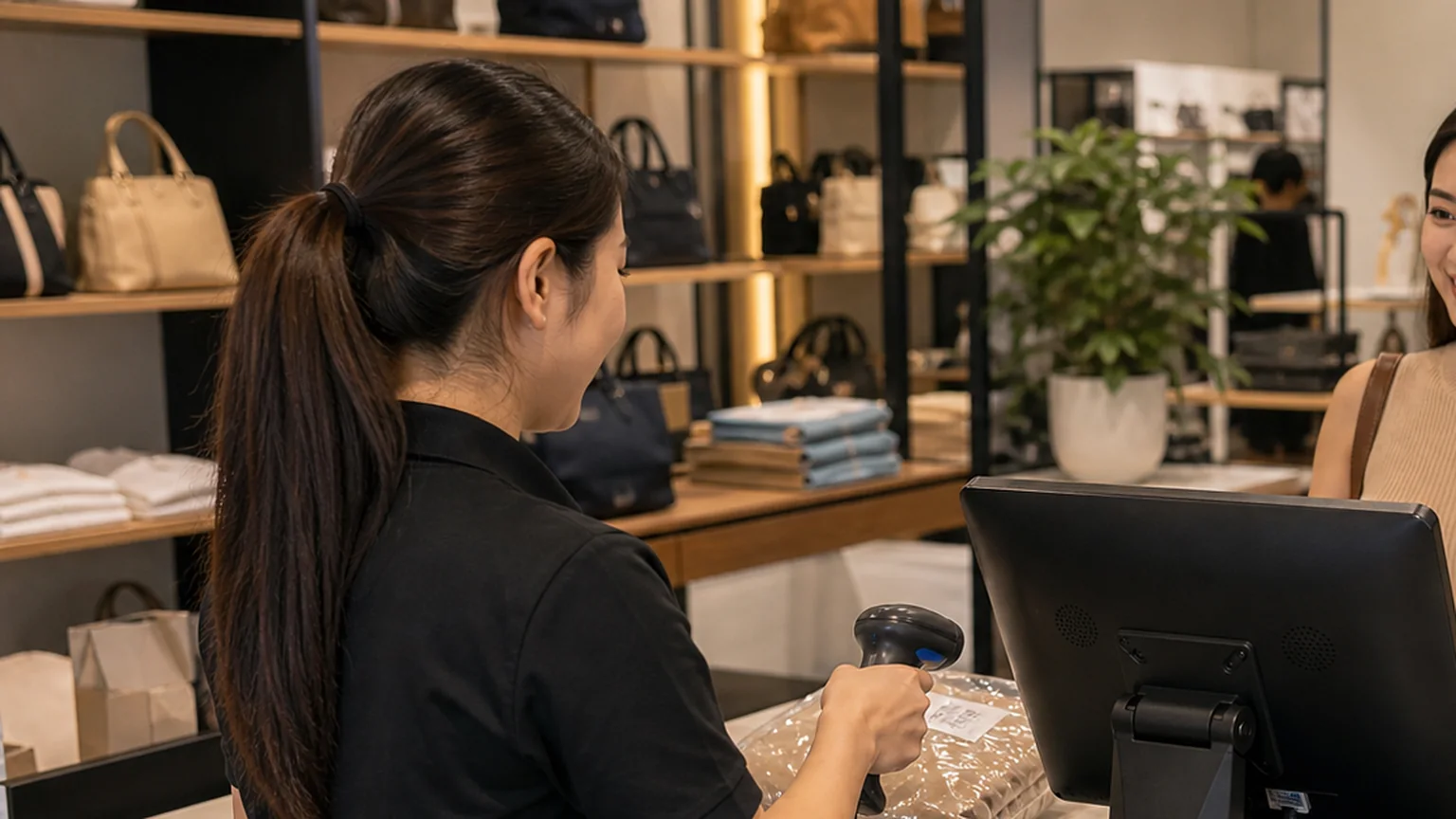 Retail store POS checkout and inventory operations