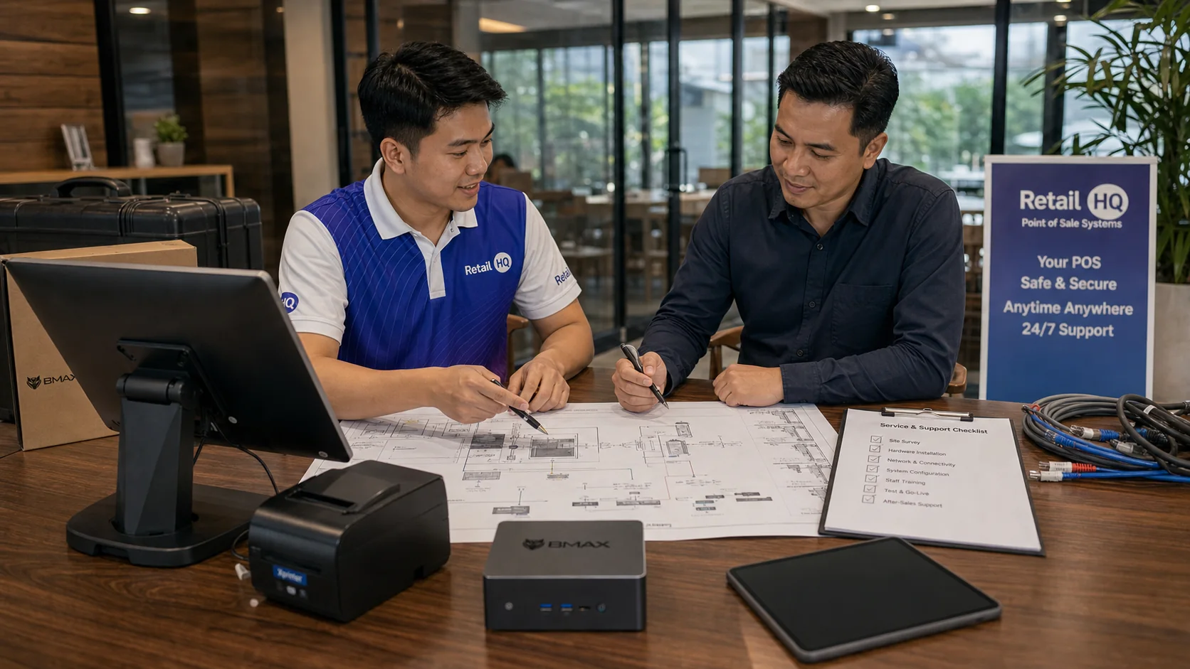 Retail HQ partner collaboration for POS projects