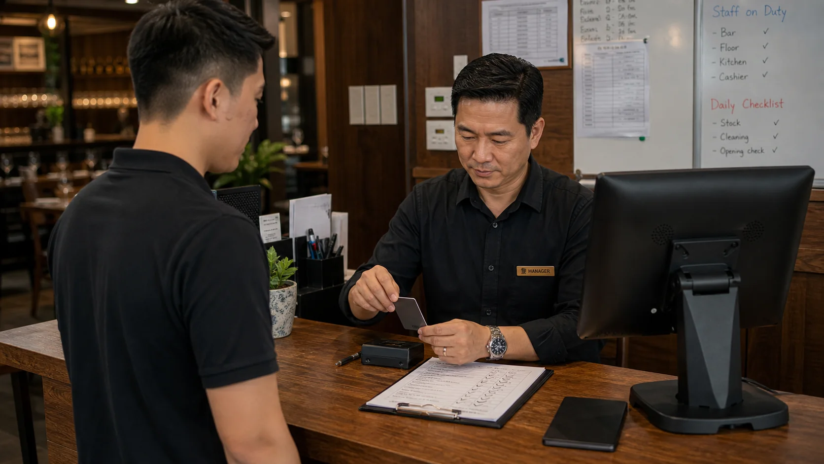 Retail HQ security and access control dashboard