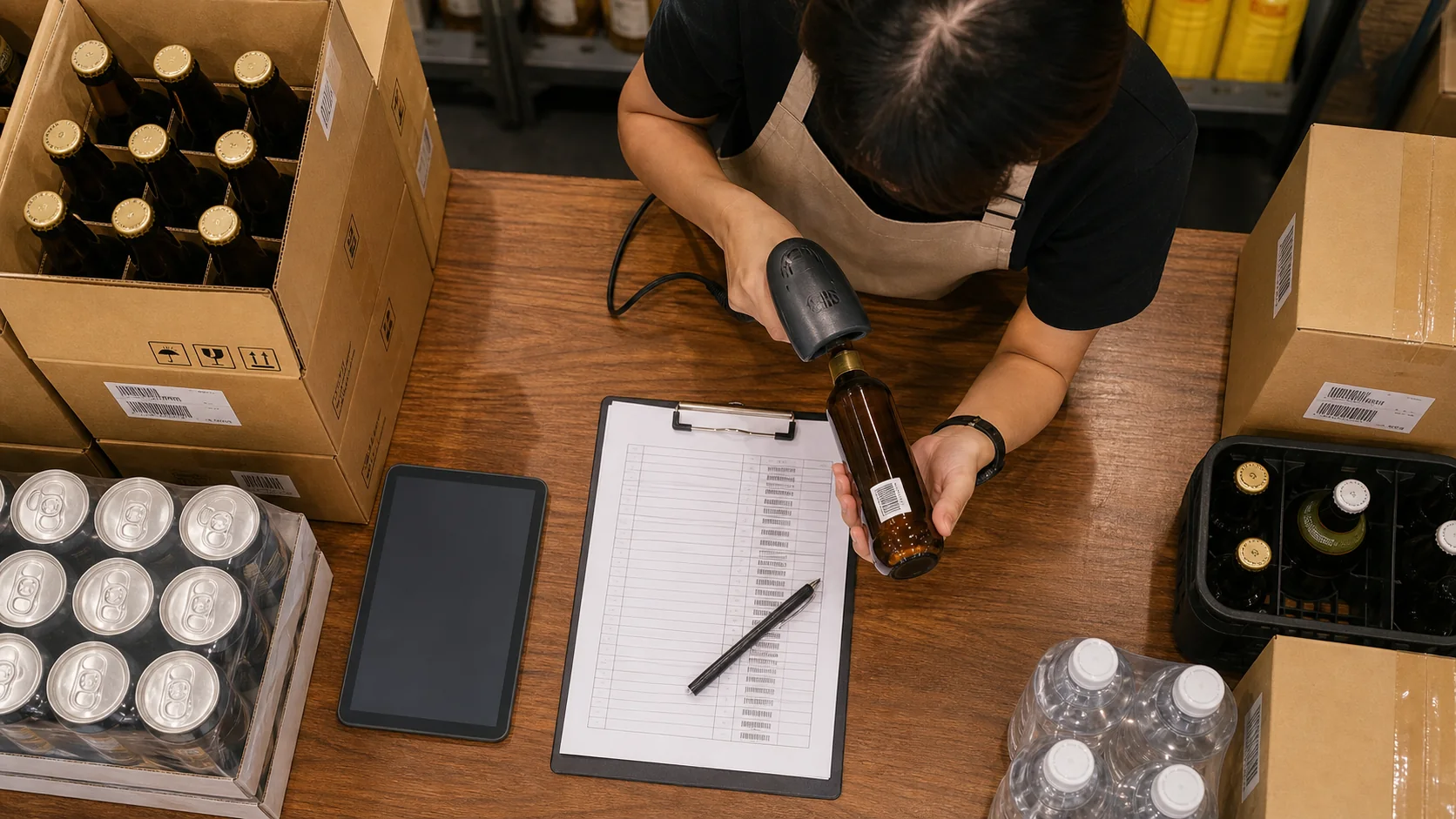 Inventory control guide for POS stock management