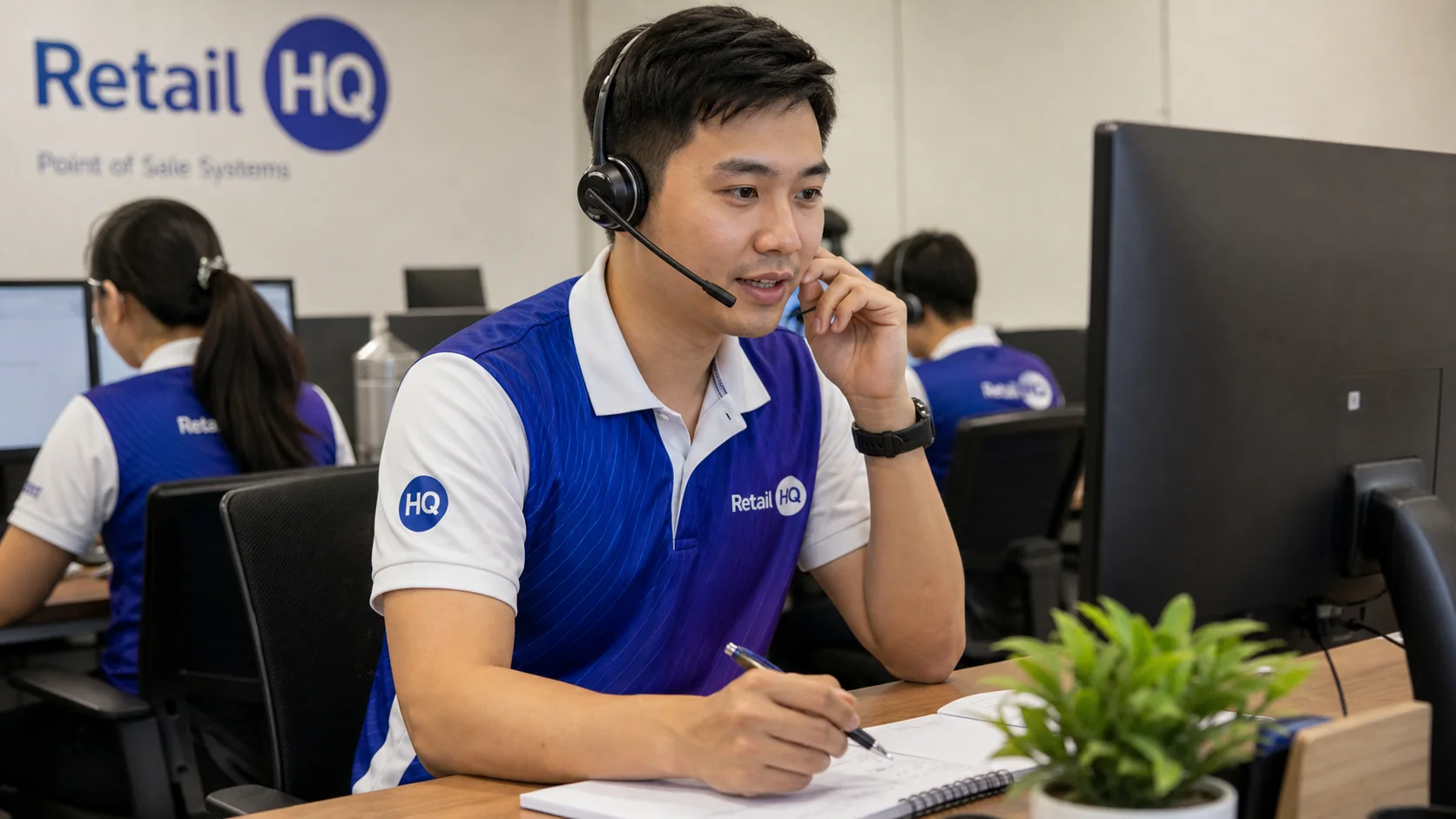 Retail HQ local support team helping POS customers